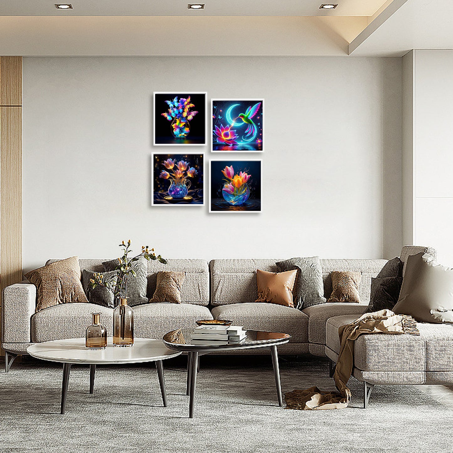 Flowers And Birds - Full Round Drill Diamond Painting 30*30CM