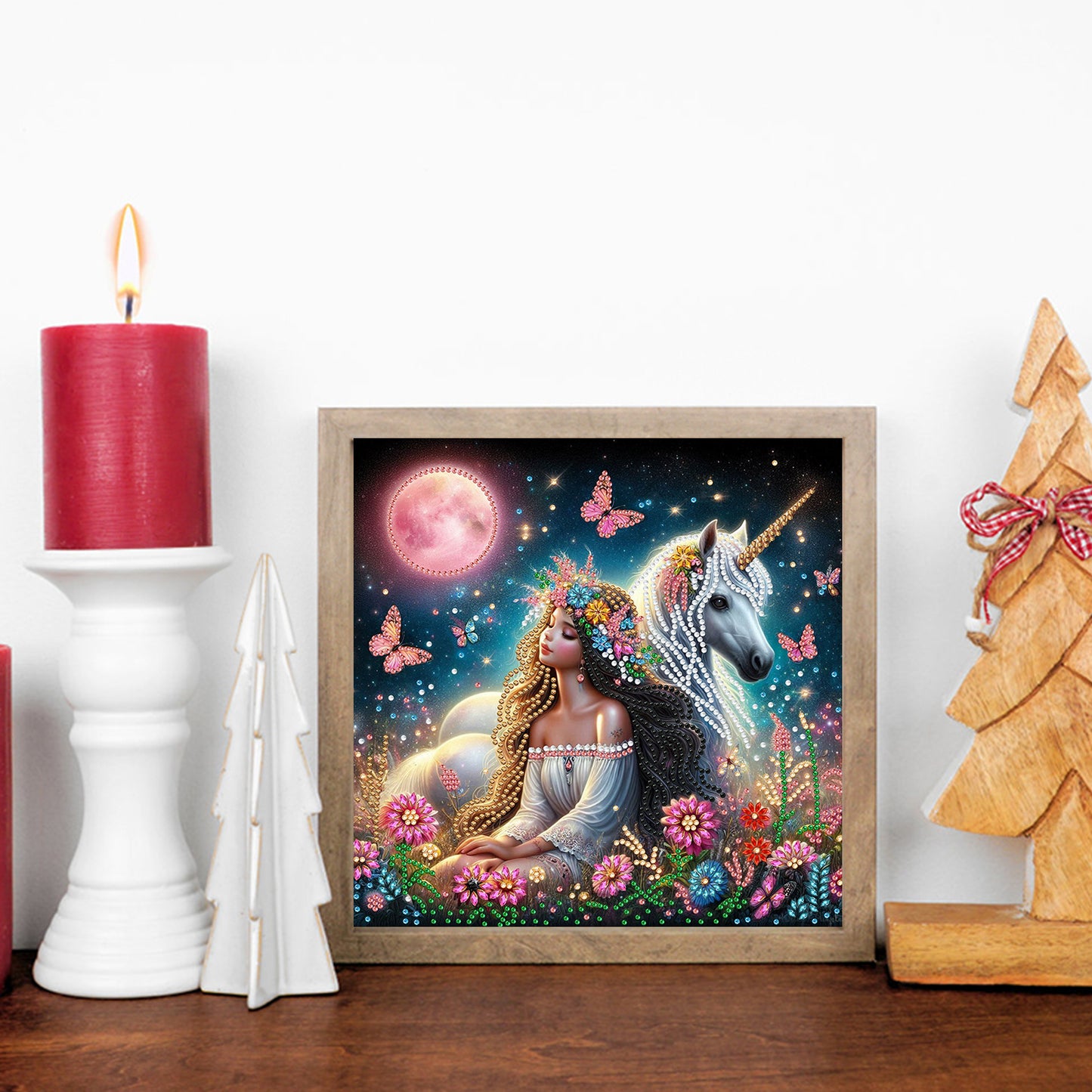 Unicorn Fairy Girl - Special Shaped Drill Diamond Painting 30*30CM