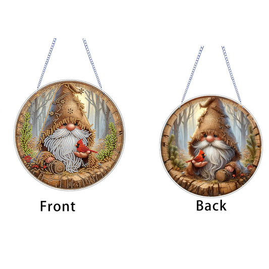 Dwarf 2D Flat DIY Acrylic Diamond Art Pendant Craft Kit for Home Wall Decoration