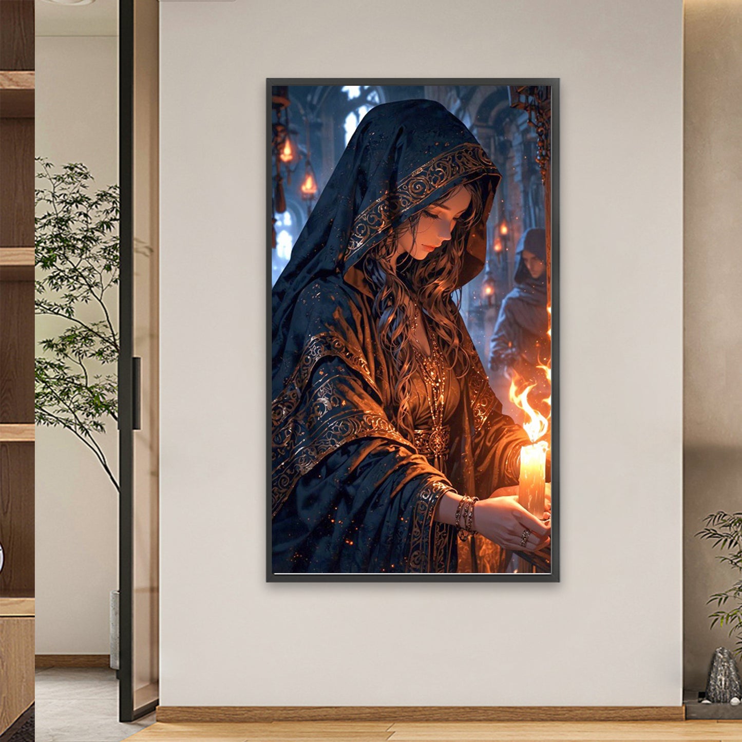 Fantasy Warrior Woman - Full Square Drill Diamond Painting 40*70CM