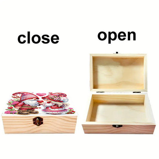 Goblin Love DIY Wooden 5D Diamond Art Diamond Art Storage Box for Adults Gifts