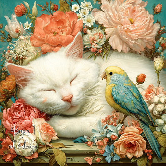 Kitty - Full Square Drill Diamond Painting 30*30CM