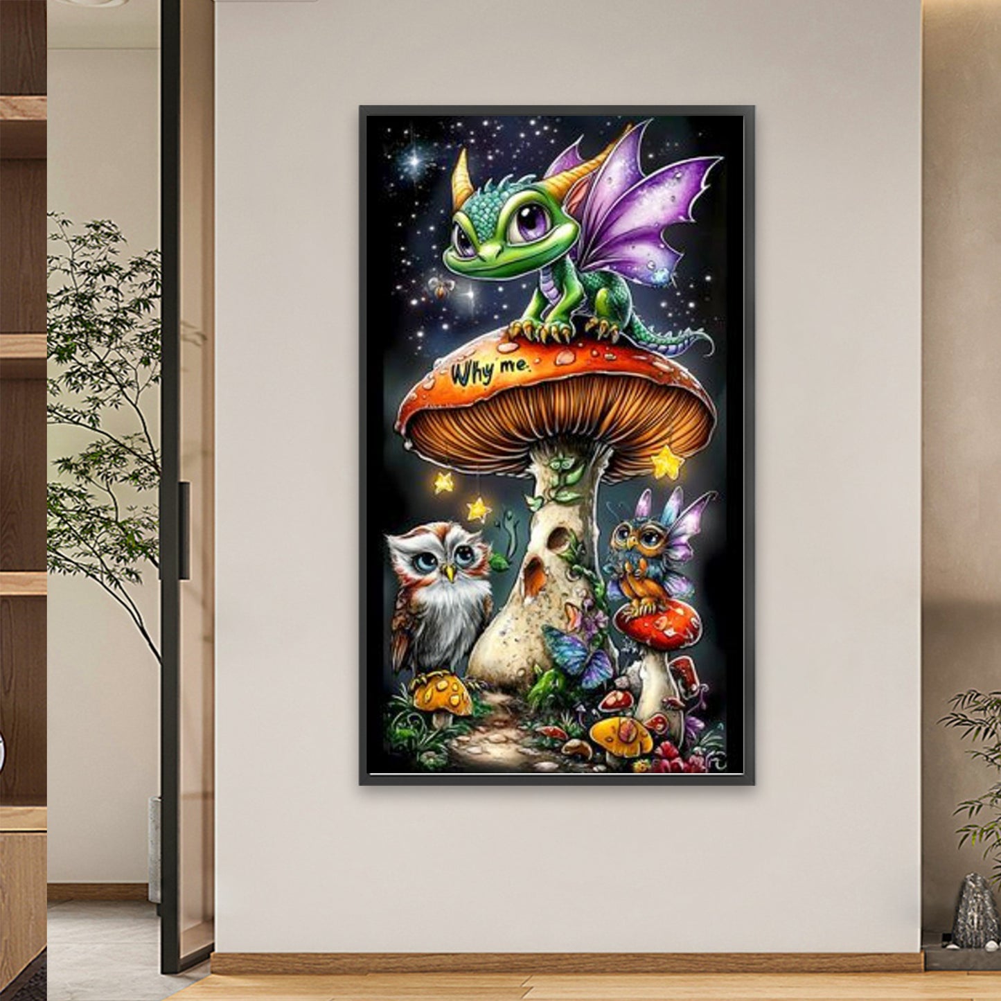 Crows - Full Square Drill Diamond Painting 40*60CM