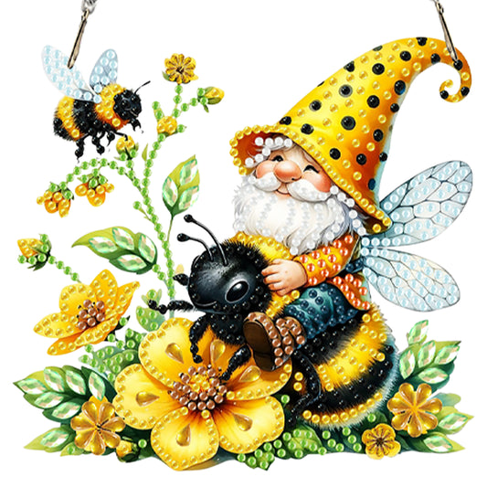 4pcs Goblin 2D Flat DIY Acrylic Diamond Art Pendant Single Side Drill Home Decor