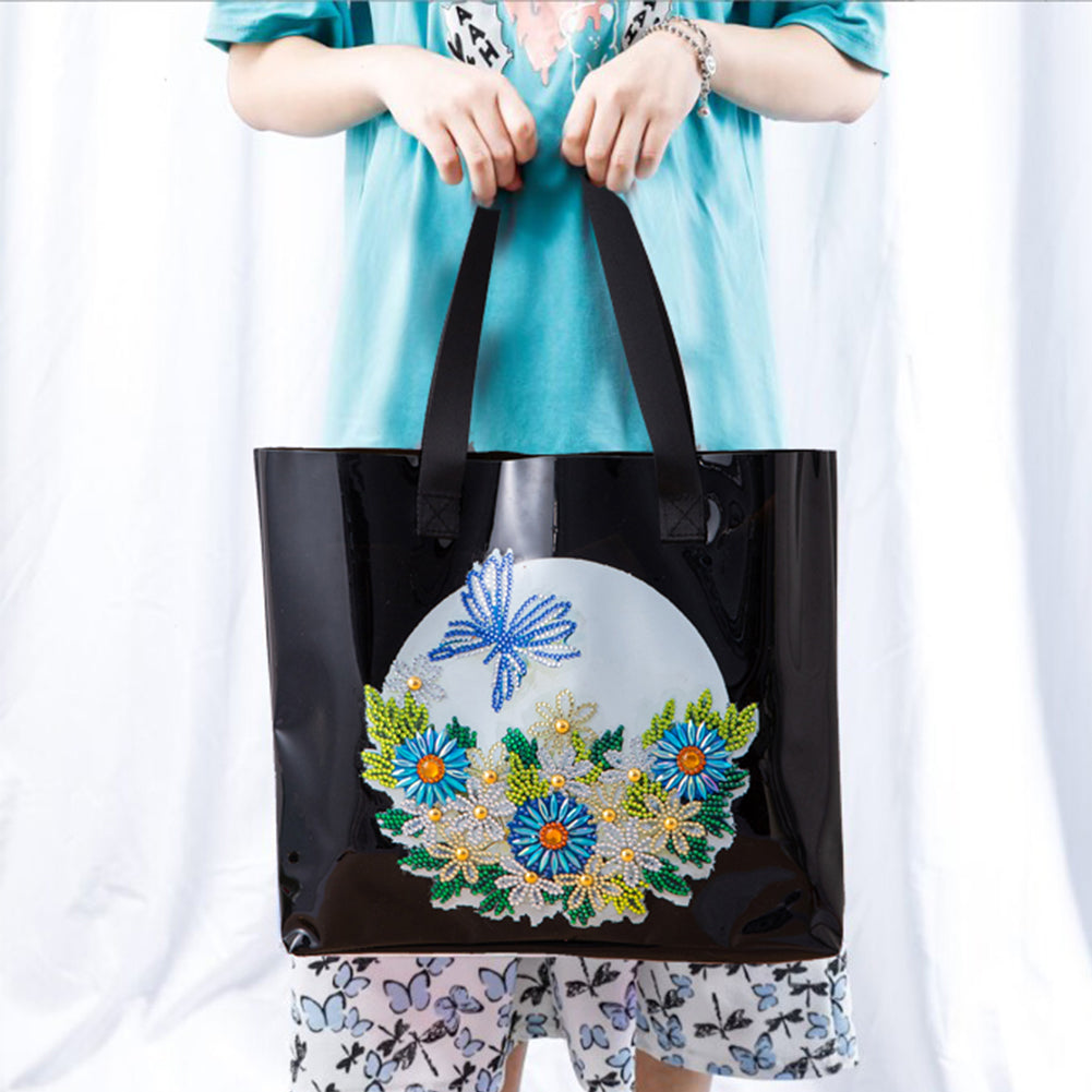 DIY Diamond Painting Handbag Aesthetic Tote Bag for Woman Art Storage Bags