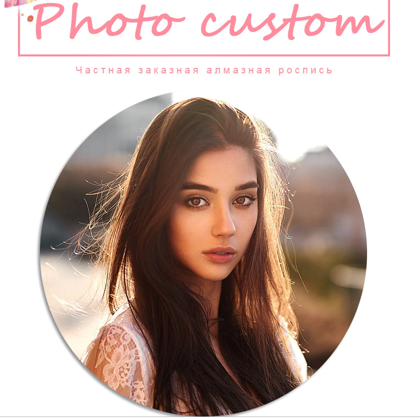 Custom Diamond Painting(👇Upload photo-choose proper size-payment)