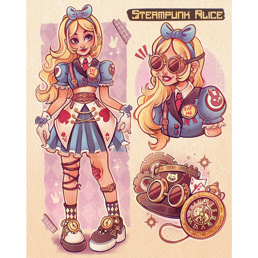 Alice - 11CT Stamped Cross Stitch 50*62CM