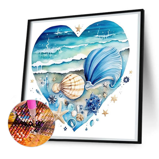 Love Starfish - Full Round Drill Diamond Painting 30*30CM