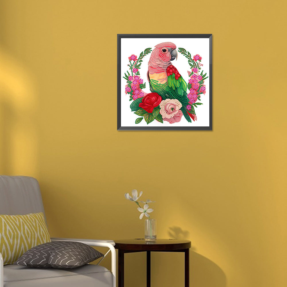 Parrot - Special Shaped Drill Diamond Painting 30*30CM