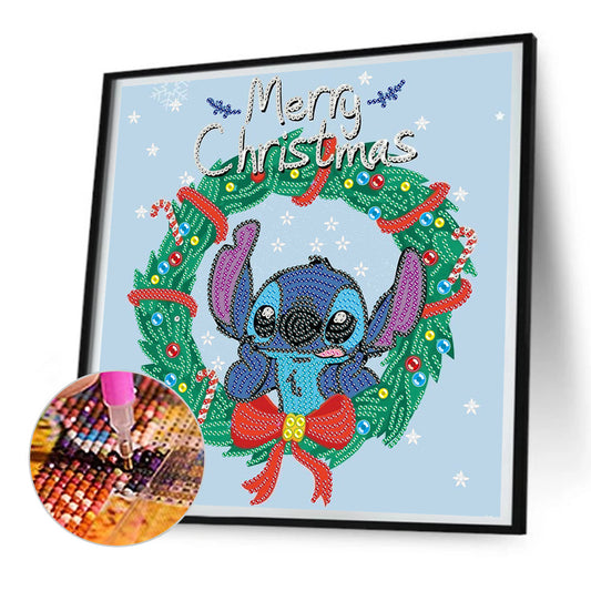 Christmas Wreath - Special Shaped Drill Diamond Painting 30*30CM