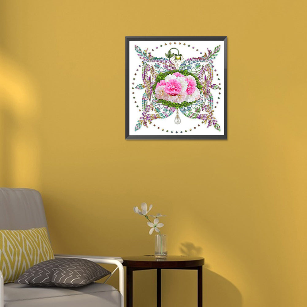 Mandala Bouquet - Full Round Drill Diamond Painting 30*30CM