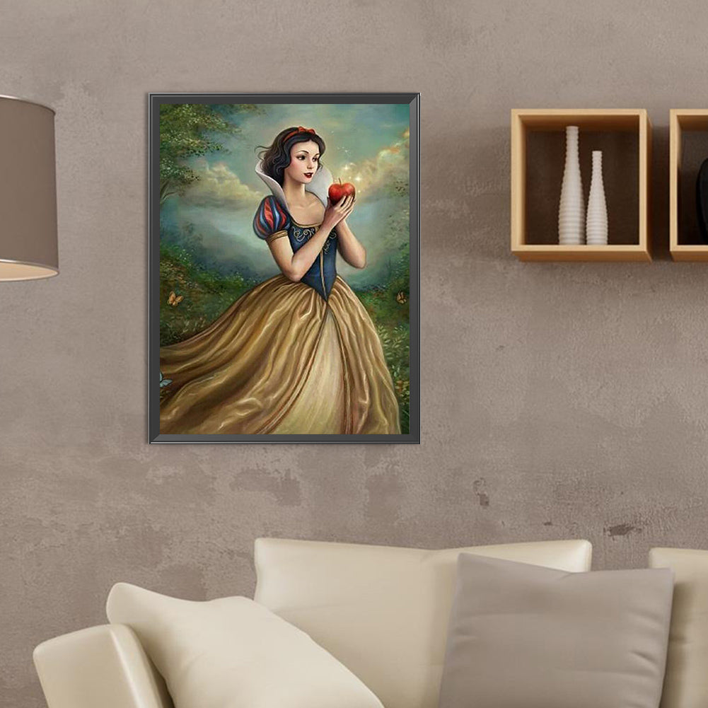 Snow White - Full Round Drill Diamond Painting 30*40CM