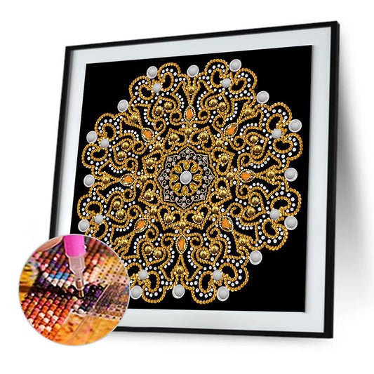 Mandala - Special Shaped Drill Diamond Painting 30*30CM