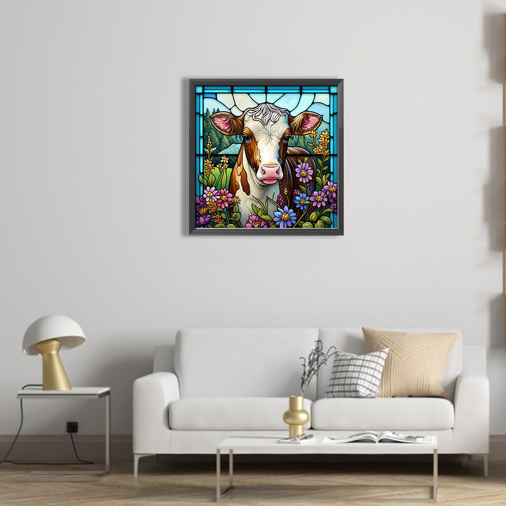 Calf - Full AB Square Drill Diamond Painting 40*40CM