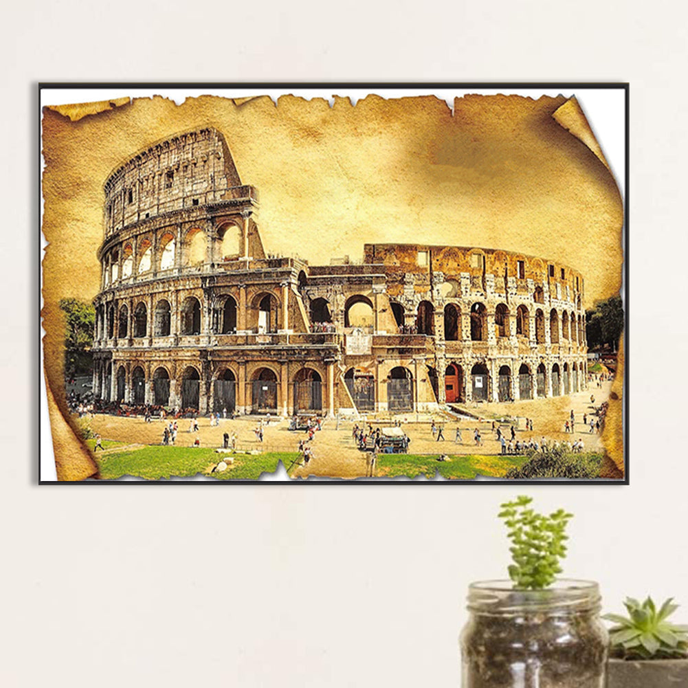 Colosseum - Full AB Square Drill Diamond Painting 60*40CM