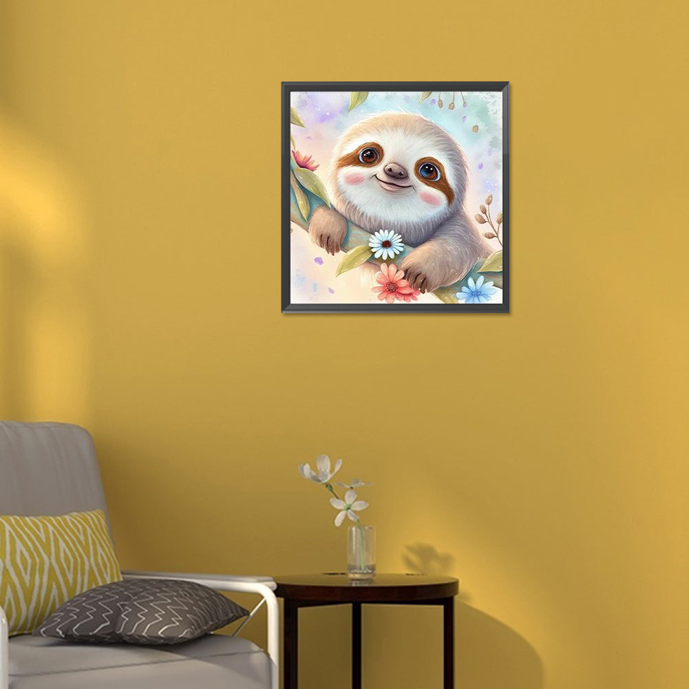 Sloth - Full Round Drill Diamond Painting 30*30CM