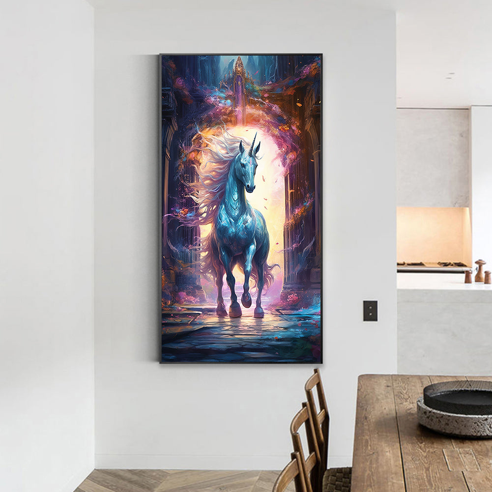 Fantasy Unicorn - Full Round Drill Diamond Painting 40*70CM
