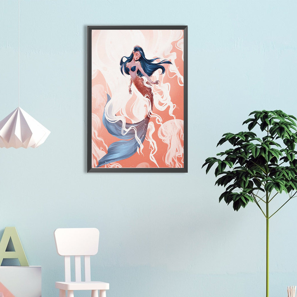 Mermaid - Full Round Drill Diamond Painting 40*60CM