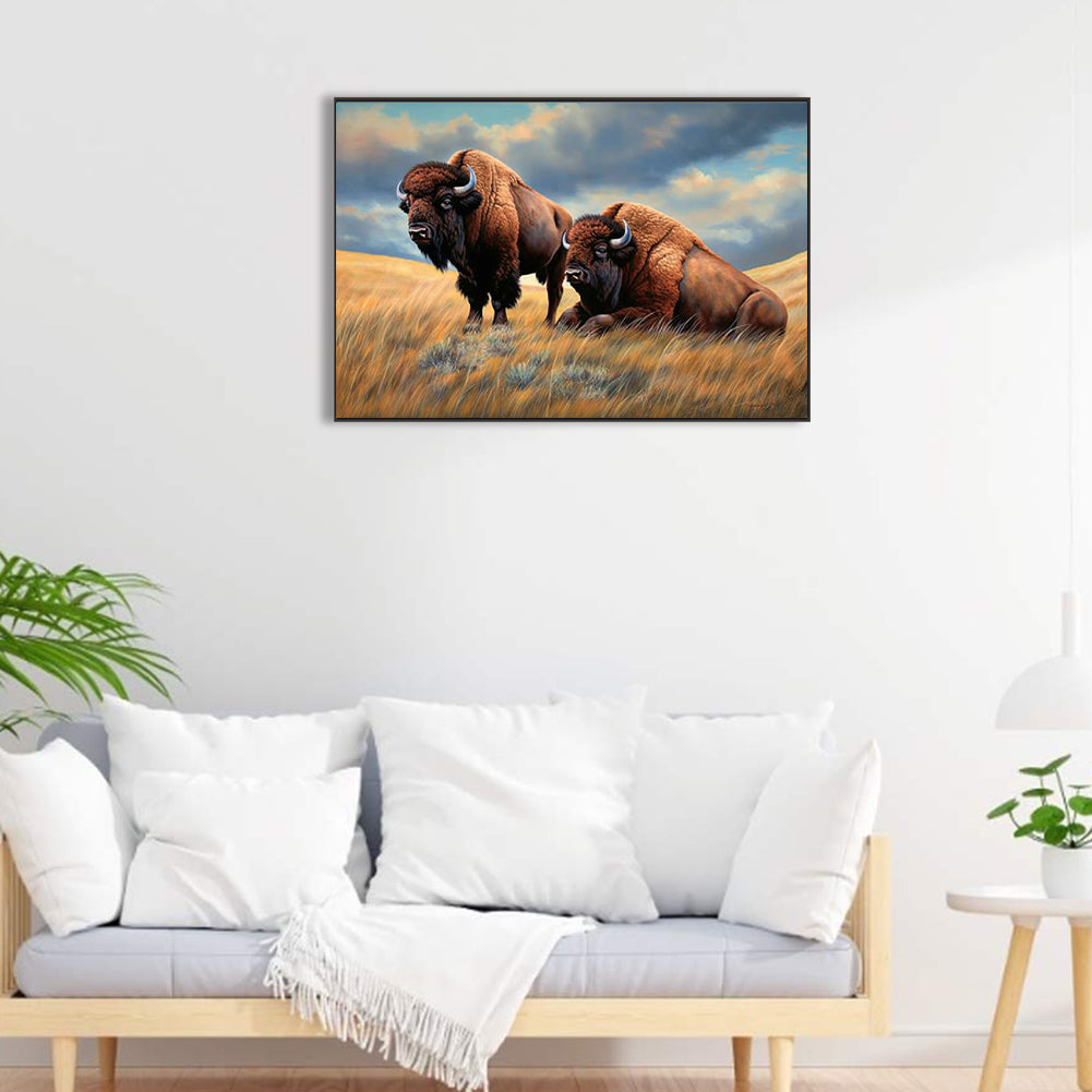 Consume Cattle - Full Round Drill Diamond Painting 60*40CM