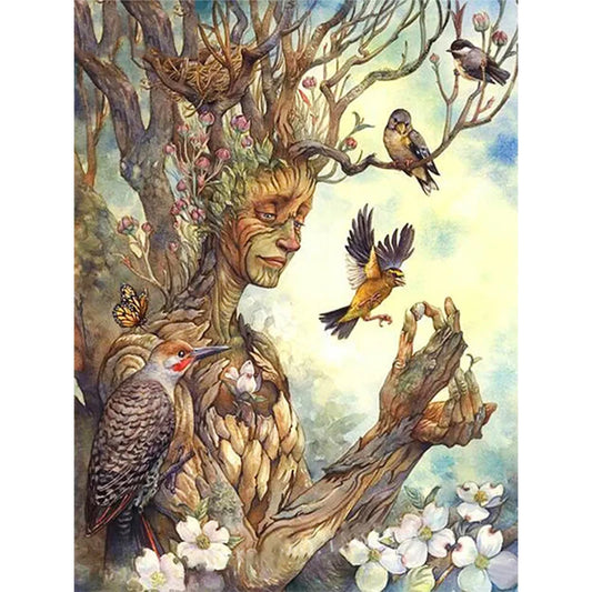 Tree Man - 11CT Stamped Cross Stitch 50*65CM