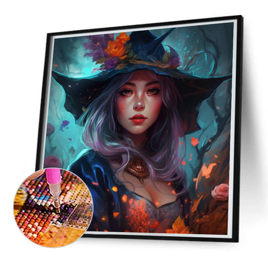 Witch - Full Round Drill Diamond Painting 50*50CM