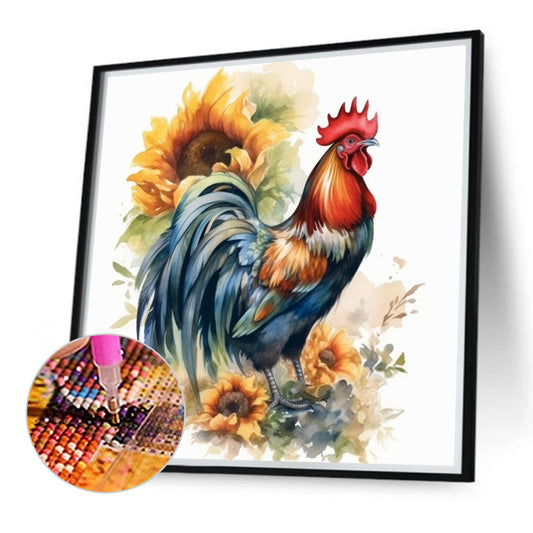 Rooster - Full Round Drill Diamond Painting 40*40CM