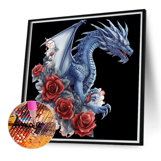 Western Dragon - Full Round Drill Diamond Painting 40*40CM