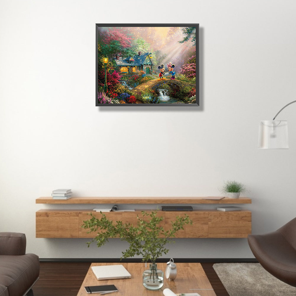 Country Mickey Mouse - Full Square Drill Diamond Painting 50*40CM