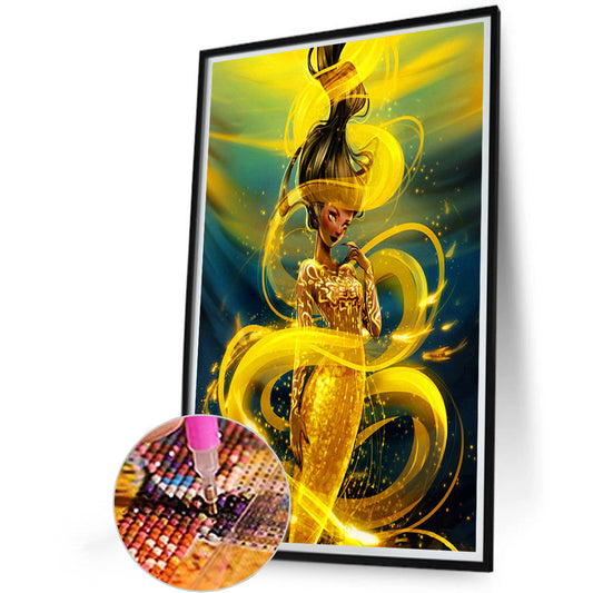 Mermaid - Full Round Drill Diamond Painting 40*60CM