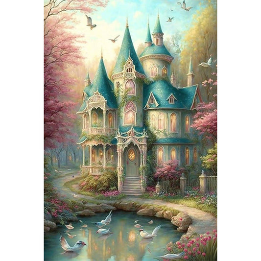 Landscape Castle - 11CT Stamped Cross Stitch 50*75CM
