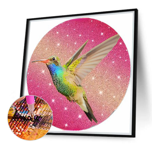 Colorful Cloud Hummingbird - Full Round Drill Diamond Painting 40*40CM