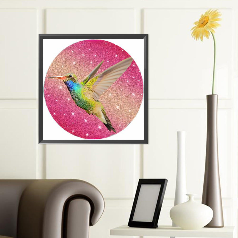 Colorful Cloud Hummingbird - Full Round Drill Diamond Painting 40*40CM