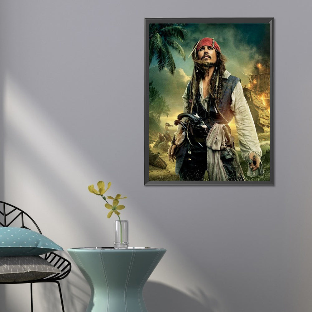 Pirates Of The Caribbean - Full Round Drill Diamond Painting 50*60CM