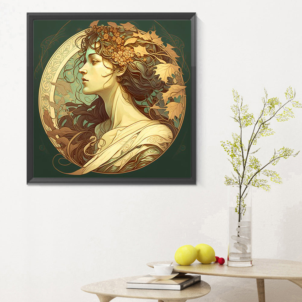Classical Beauty - Full Round Drill Diamond Painting 30*30CM