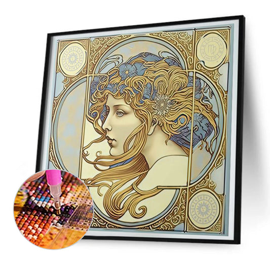 Classical Beauty - Full Round Drill Diamond Painting 30*30CM