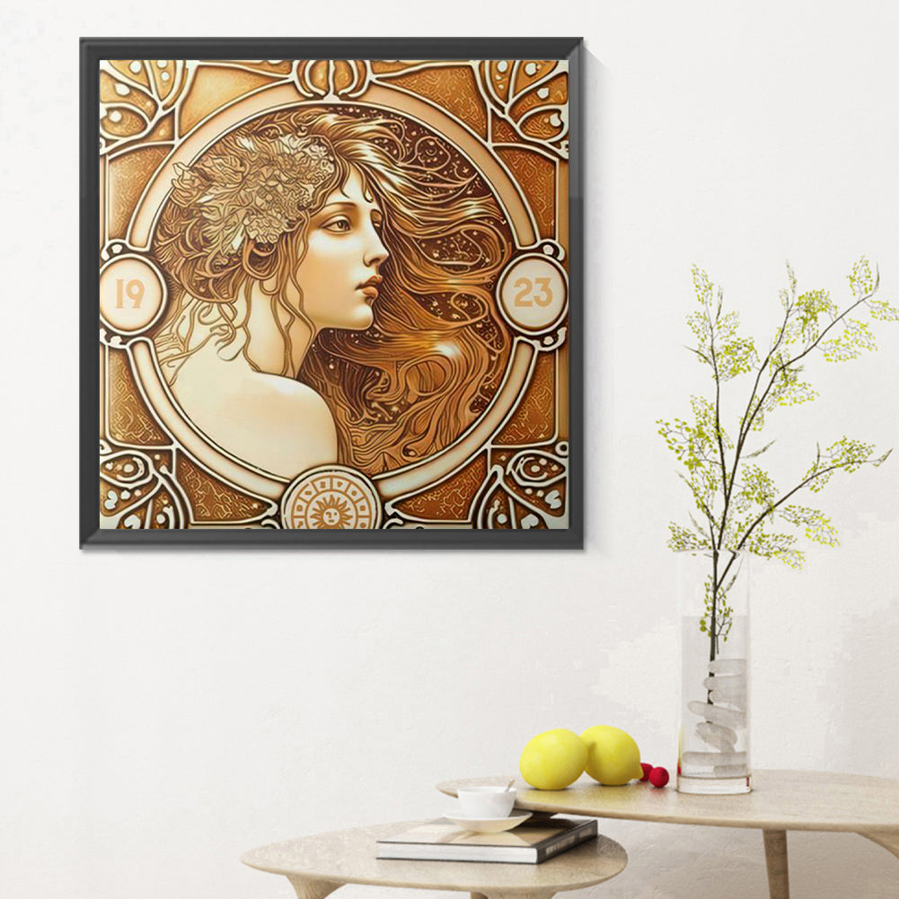 Classical Beauty - Full Round Drill Diamond Painting 30*30CM