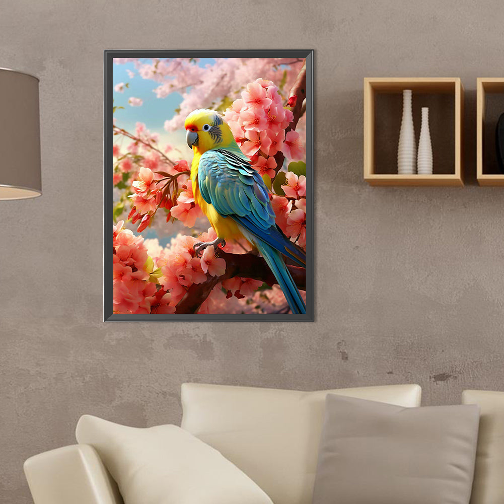 Parrot - Full Round Drill Diamond Painting 30*40CM