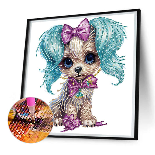 Exquisite Puppy - Special Shaped Drill Diamond Painting 30*30CM