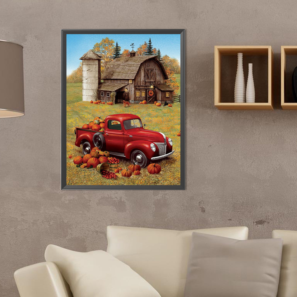 Country Cabin - Full Round Drill Diamond Painting 30*40CM