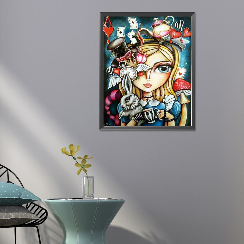 Alice Bond - Full Round Drill Diamond Painting 40*50CM