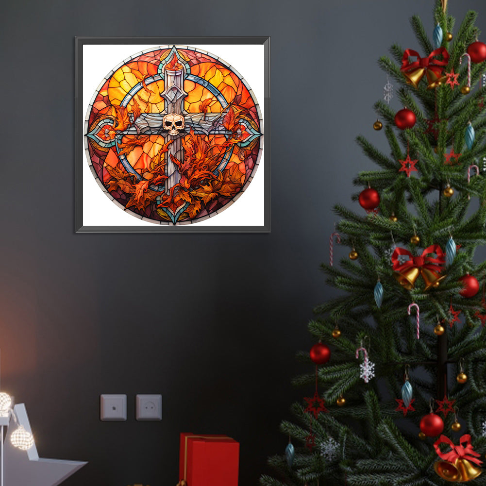Cross - Full Round Drill Diamond Painting 40*40CM