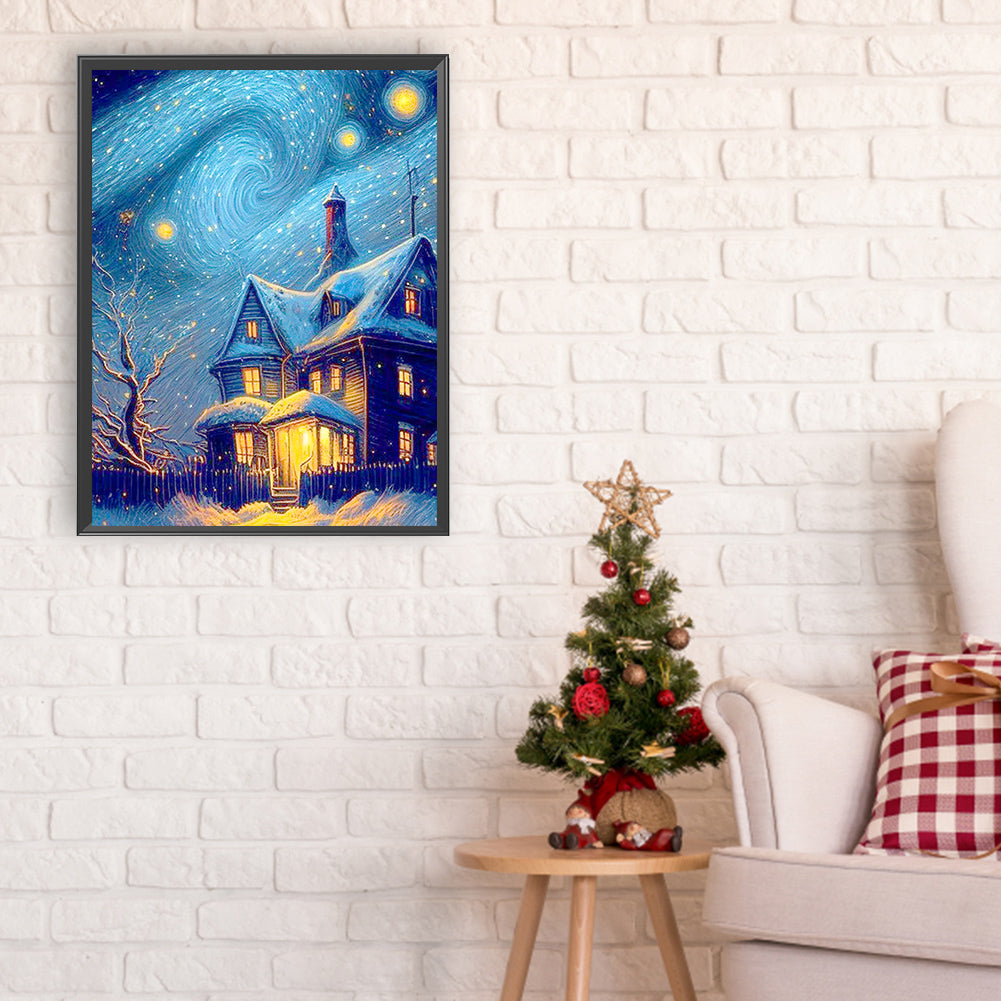 Quiet Night - Full Round Drill Diamond Painting 30*40CM