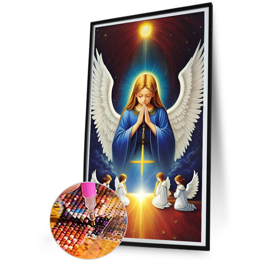 Angel Praying - Full Round Drill Diamond Painting 30*50CM