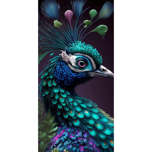 Peacock - Full Square Drill Diamond Painting 40*80CM