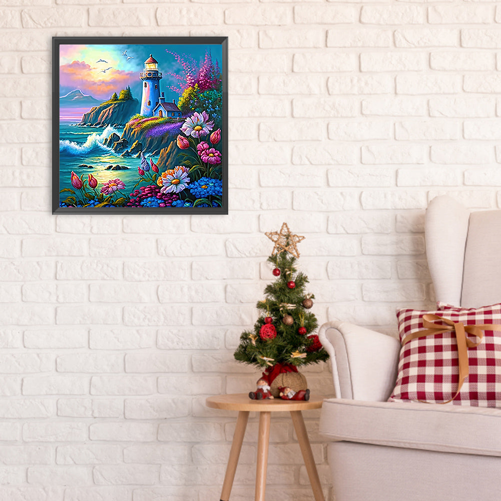 Watchtower - Full Round Drill Diamond Painting 30*30CM