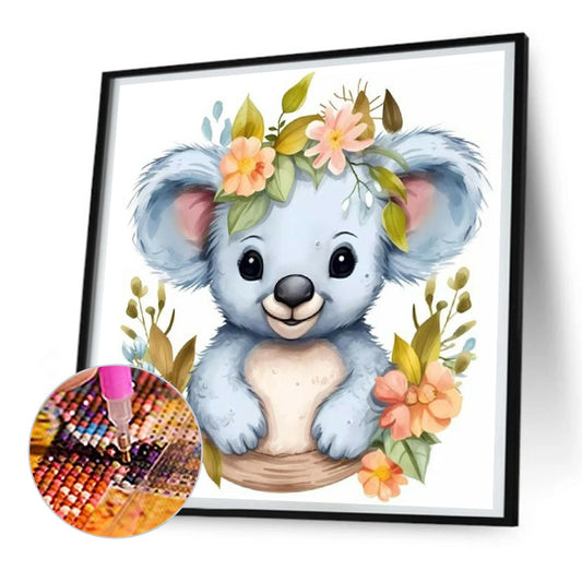 Baby Koala - Full Round Drill Diamond Painting 30*30CM