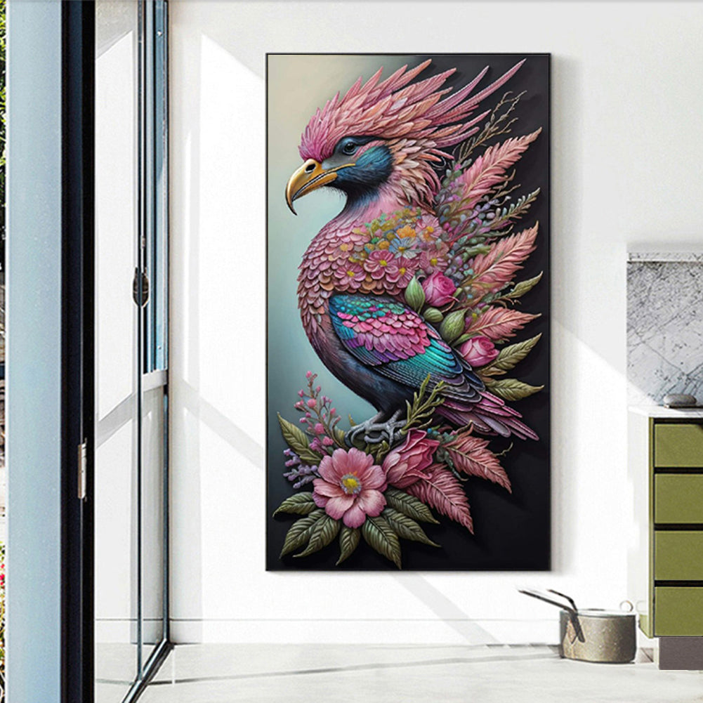 Flowers And Birds - Full Round Drill Diamond Painting 40*70CM