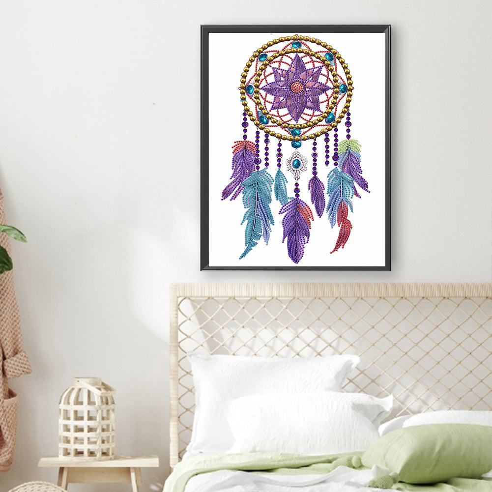 Dreamcatcher - Special Shaped Drill Diamond Painting 30*40CM
