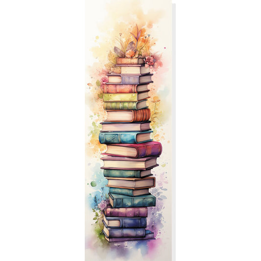 Book Ladder - Full Round Drill Diamond Painting 30*70CM