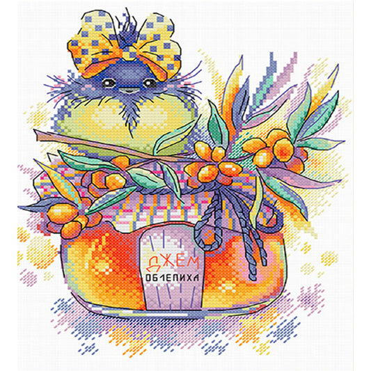 Jam Bird 2 - 11CT Stamped Cross Stitch 35*37CM£¨Spring£©